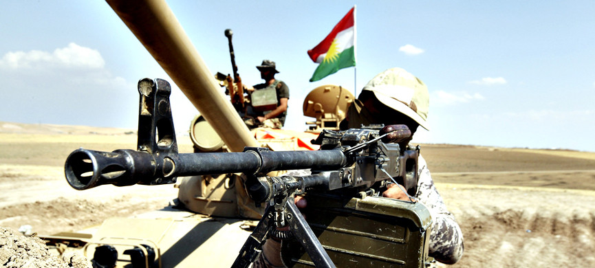 Kurdish peshmerga troops participate in an intensive security deployment against Islamic State militants on the front line in Khazir...Kurdish peshmerga troops participate in an intensive security deployment against Islamic State militants on the front line in Khazir, September 16, 2014. REUTERS/Azad Lashkari (IRAQ — Tags: CIVIL UNREST POLITICS CONFLICT MILITARY)