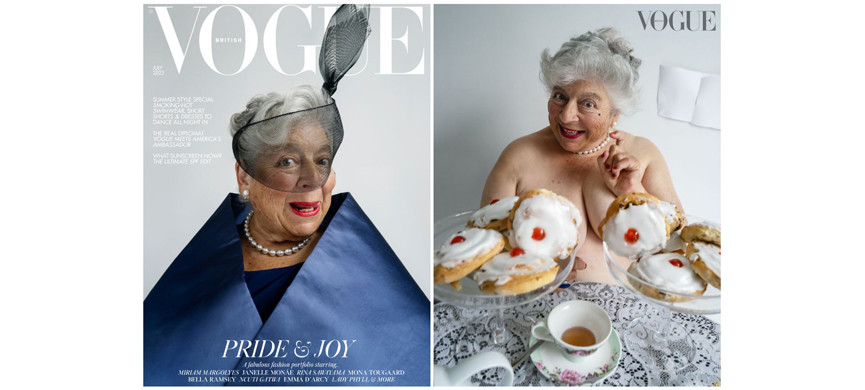 82 года модным съемкам не помеха!