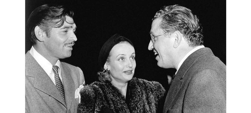 Селзник (справа) ждал актёра Кларка Гейбла (слева) два года