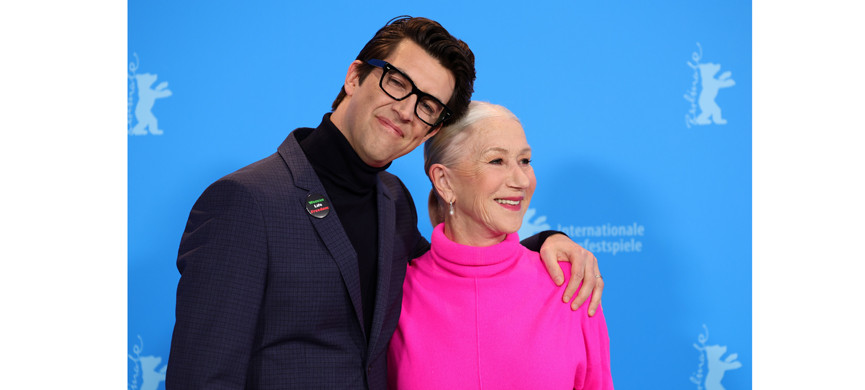 Режиссер Гай Наттив с актрисой Хелен Миррен