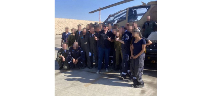 Тарантино с солдатами ЦАХАЛа