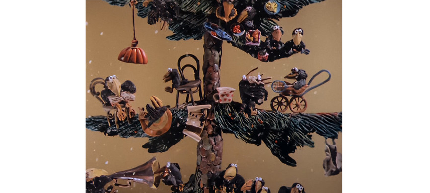 Кадры из мультфильма «Падал прошлогодний снег»