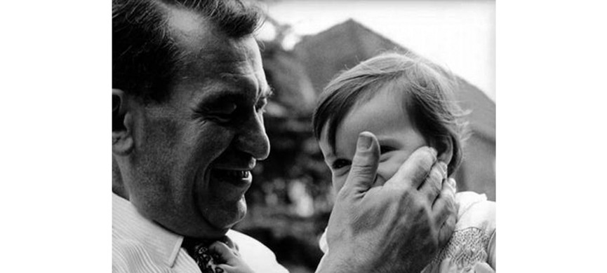 Курт Блох с дочерью