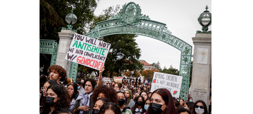 «Еврейский марш» в Беркли прошёл мирно