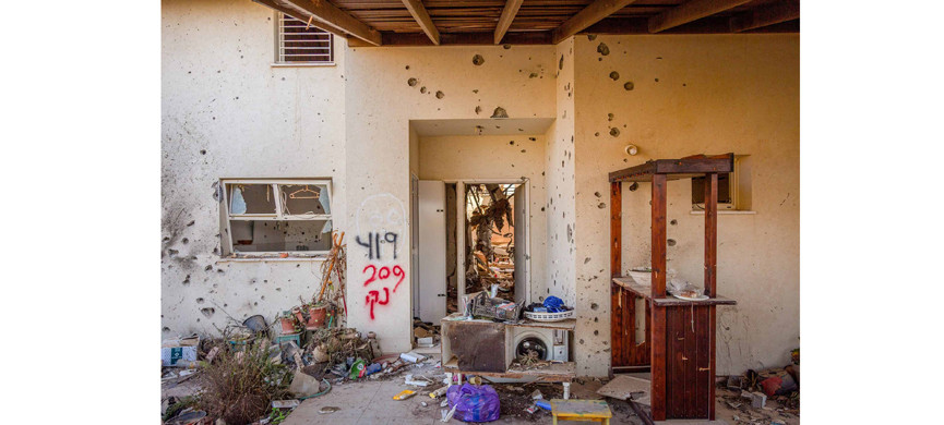 Последствия атаки ХАМАСа на кибуц Беэри