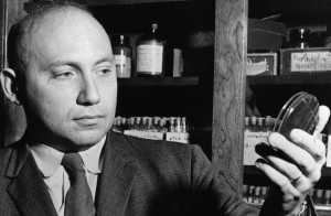 <p>Joshua Lederberg, professor of genetics at the University of Wisconsin-Madison from 1947 to 1959, is pictured during the 1950s. Lederberg received the Nobel Prize in 1958. � UW-Madison University Communications 608/262-0067 Photo by: Courtesy UW-Madison University Archives Date: circa 1950s File#: 9209-224-4</p>