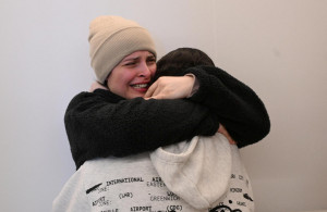 <p>Released Israeli hostage, Daniella Gilboa, a soldier who was seized from her army base in southern Israel during the deadly October 7 2023 attack by Hamas, is reunited with loved ones after being released from captivity, at Beilinson Schneider complex in Petah Tikva, Israel, in a handout photo obtained by Reuters on January 25, 2025. Haim Zach/Government Press Office/Handout via REUTERS THIS IMAGE HAS BEEN SUPPLIED BY A THIRD PARTY</p>