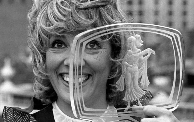 <p>That's Life presenter Esther Rantzen with her award for Female Personality of the Year award, which she received from the Royal Television Society.</p>