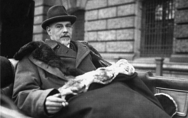 <p>The German industrialist and statesman Walther Rathenau, who was from a wealthy ­Jewish family, in the car in which he was assassinated in Berlin in June 1922</p>