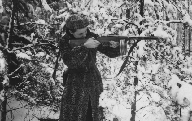 <p>HANDOUT IMAGE: Faye Schulman, a partisan fighter during World War II, in a forest near the city of Pinsk in late winter 1943. Ms. Schulman died April 24, 2021, in Toronto. She was 101. (Jewish Partisan Educational Foundation/A Partisan’s Memoir: Woman of the Holocaust/Second Story Press) MANDATORY CREDIT</p>