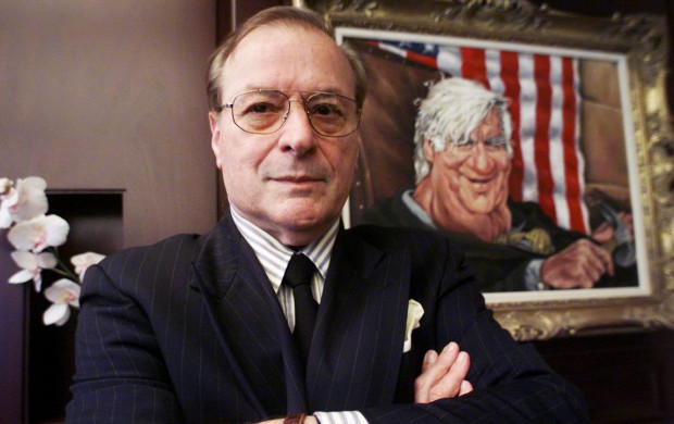 <p>UNITED STATES - JANUARY 14: Political cartoonist Ranan Lurie at his office on Park Ave., with some of his artwork in the background. (Photo by Mike Albans/NY Daily News Archive via Getty Images)</p>